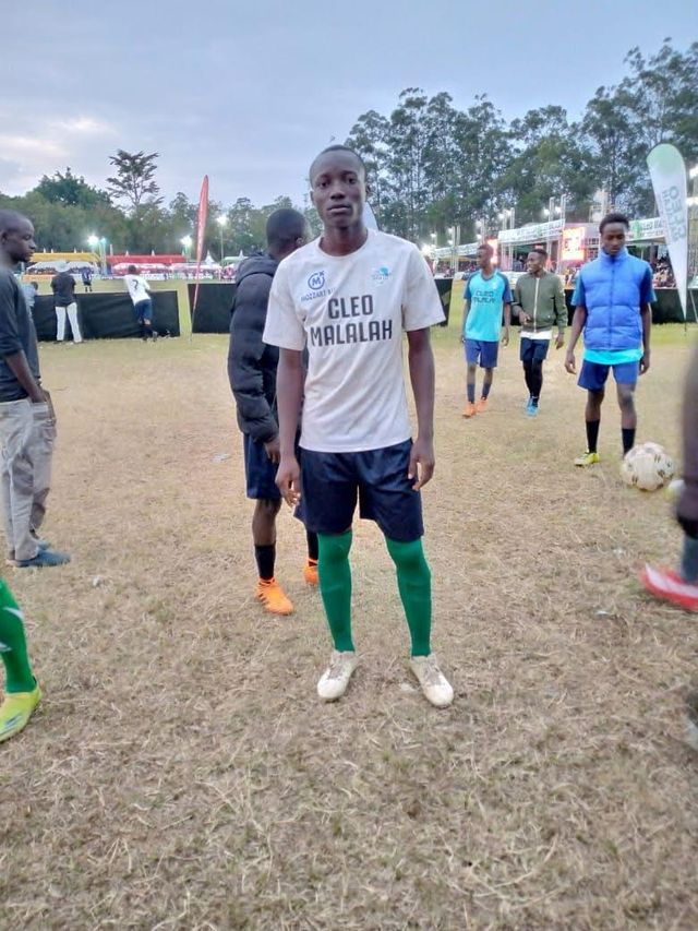 Wesonga at Umri FC after completing secondary school education